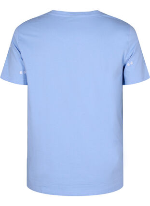 Zizzi T-Shirt aus Bio-Baumwolle mit Schleifen, Serenity W. Bow Emb., Packshot image number 1