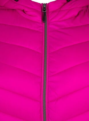 ZizziLeichte Jacke mit Kapuze, Fuchsia Red, Packshot image number 2