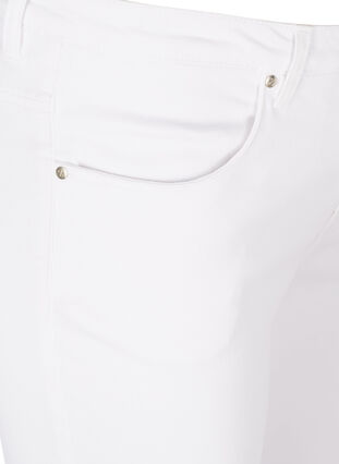 ZizziSuper Slim Amy Jeans mit hoher Taille, White, Packshot image number 2