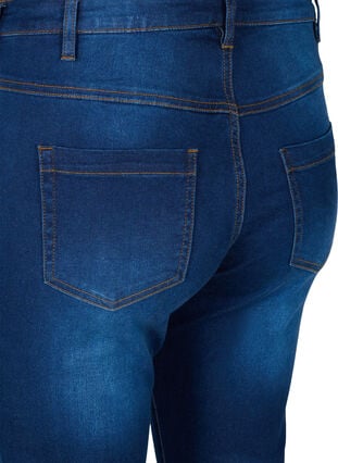 ZizziSchmale Passform Emily Jeans mit normaler Taille, Blue Denim, Packshot image number 3