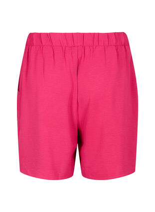 Zizzi Kurze Hose mit Taschen und elastischem Bund, Pink Peacock, Packshot image number 1