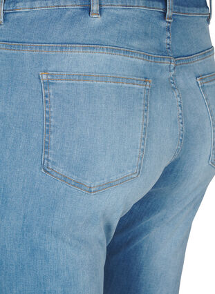 ZizziBootcut-Jeans mit Schlitz, Blue Denim, Packshot image number 3