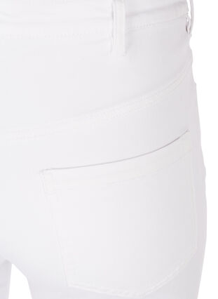 ZizziSuper Slim Amy Jeans mit hoher Taille, White, Packshot image number 3