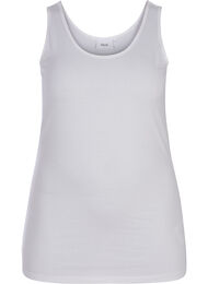 Einfarbiges Basictop, Bright White, Packshot