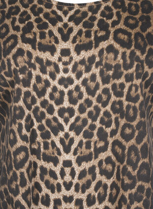 ZizziJeanskleid mit Leoparden-Print, Leo AOP, Packshot image number 2