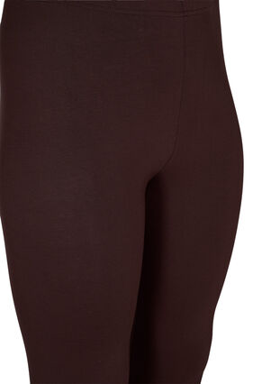 ZizziBasic-Leggings aus Viskose, Coffee Bean, Packshot image number 2