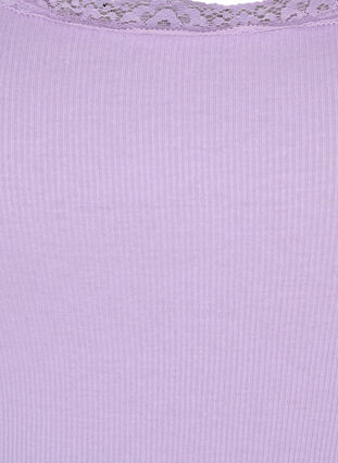 ZizziOberteil mit Spitzenbesatz, Lavender, Packshot image number 2