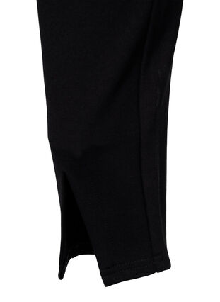 ZizziViskose-Leggings mit Schlitzen vorne, Black, Packshot image number 3