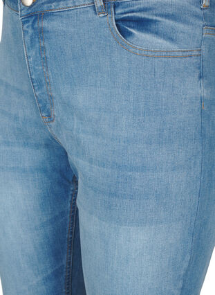 ZizziBootcut-Jeans mit Schlitz, Blue Denim, Packshot image number 2