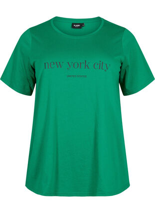 Zizzi FLASH - T-Shirt mit Motiv, Jolly Green, Packshot image number 0